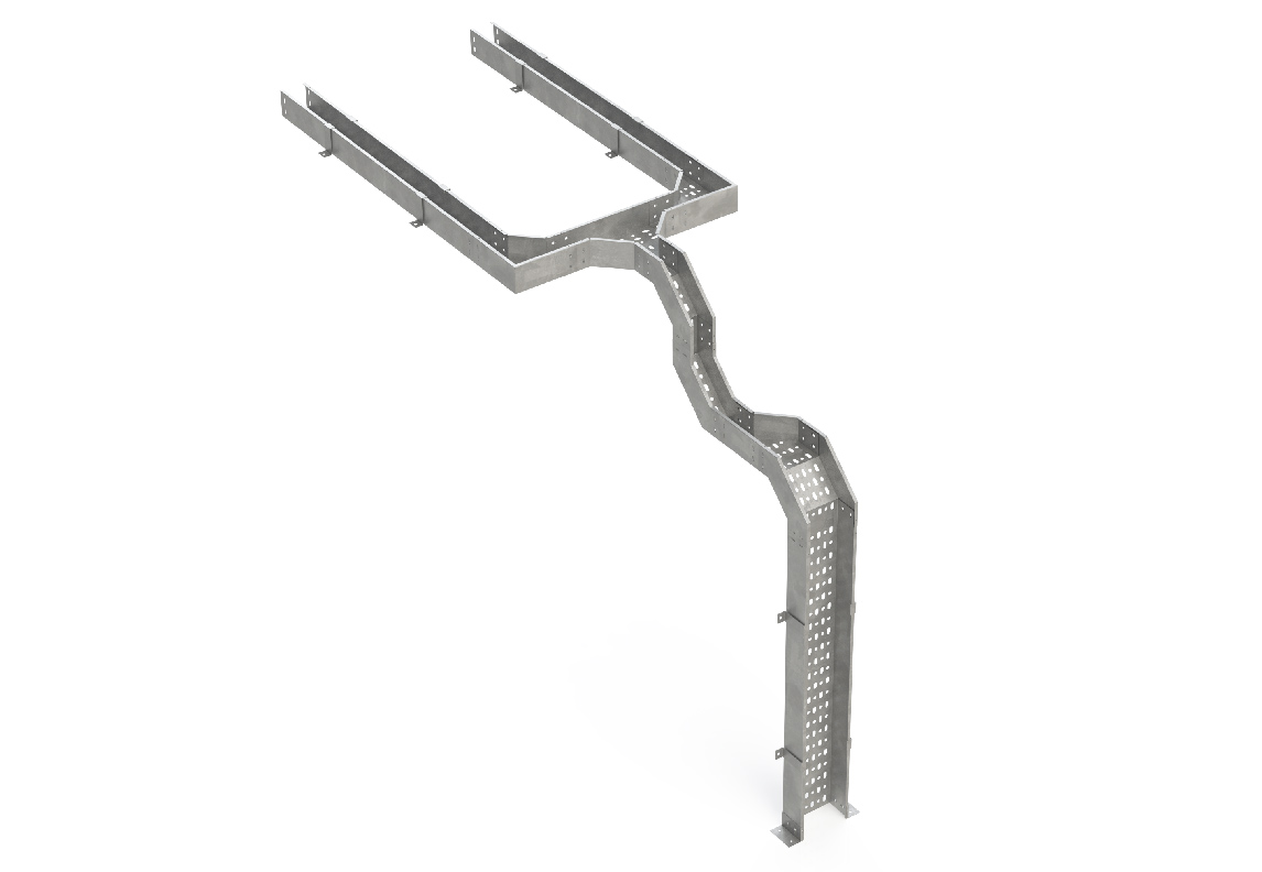 ชุดรางไฟ HDG ครบทุกชิ้น Cable Tray