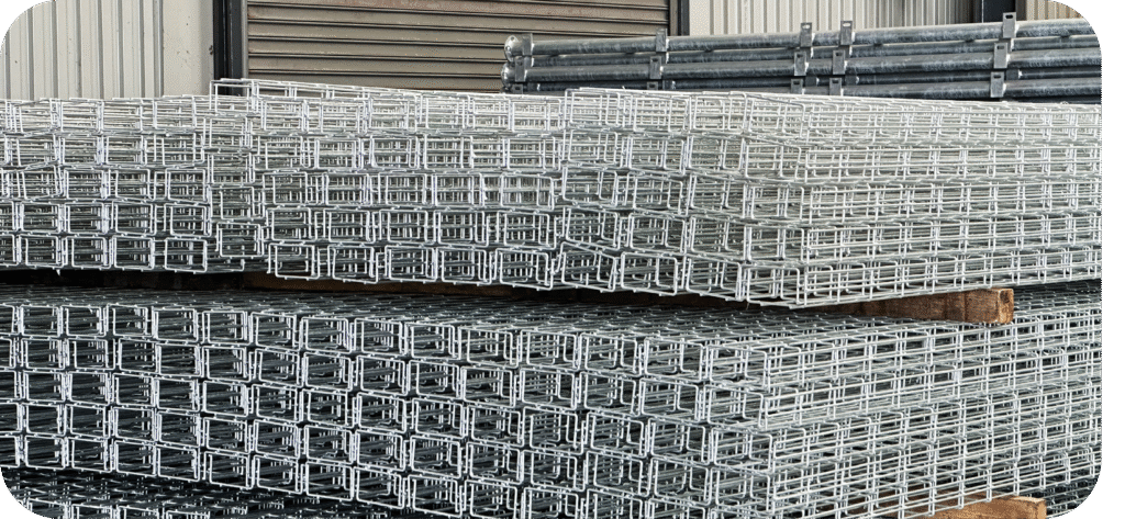 Cable Basket HDG ความสูง 100 มม. สำหรับงานหนัก