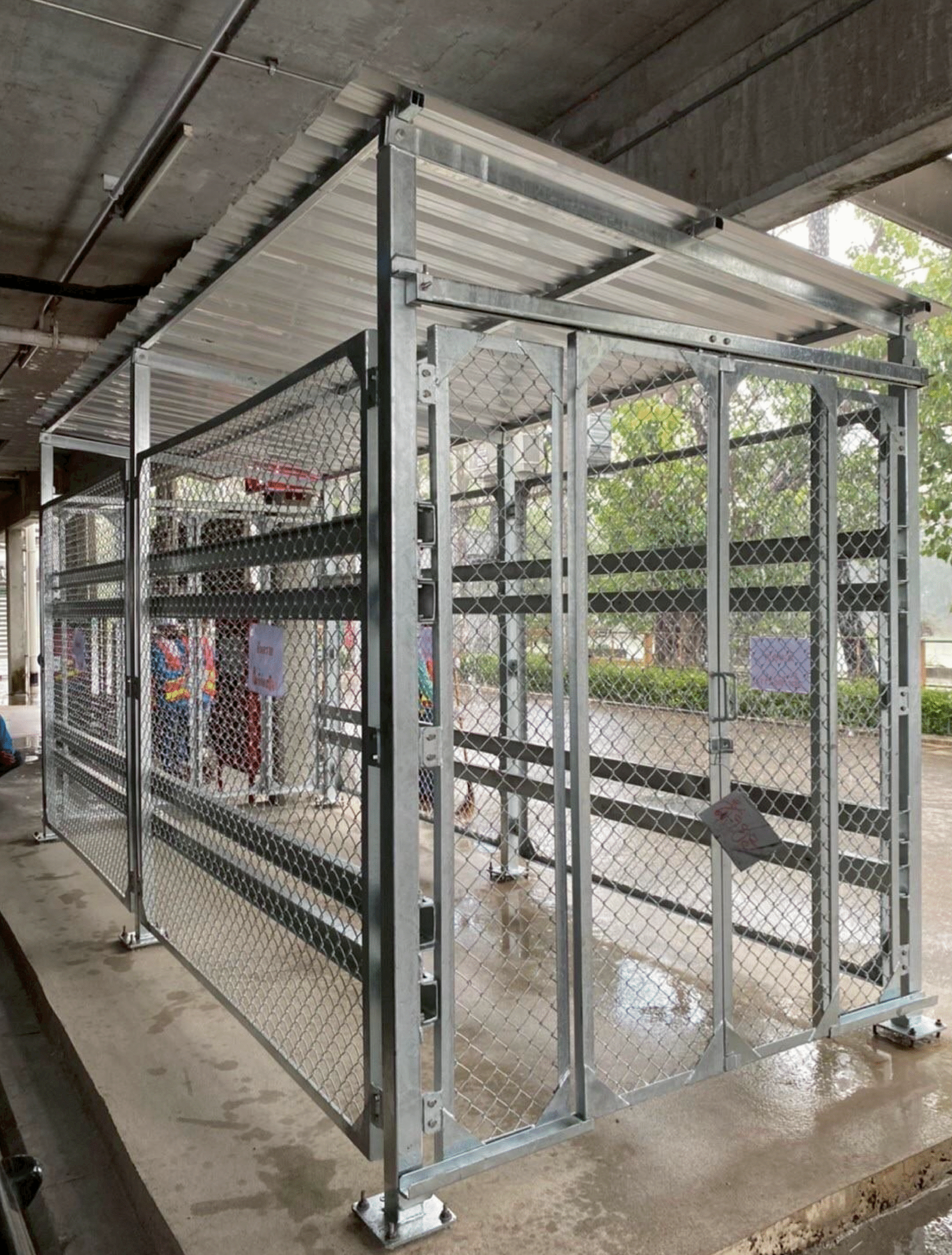 ครงสร้างเหล็กห้อง Inverter สำหรับระบบโซลาร์ ผลิตโดย Jetsteel & Services