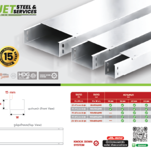 รางวายเวย์ (Wireway) รางเดินสายไฟชนิดปิดมิดชิด